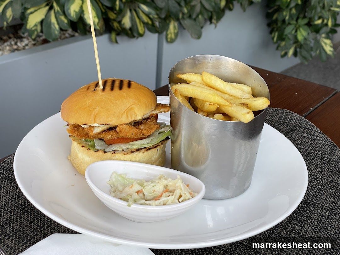 Burger and Fries Meal