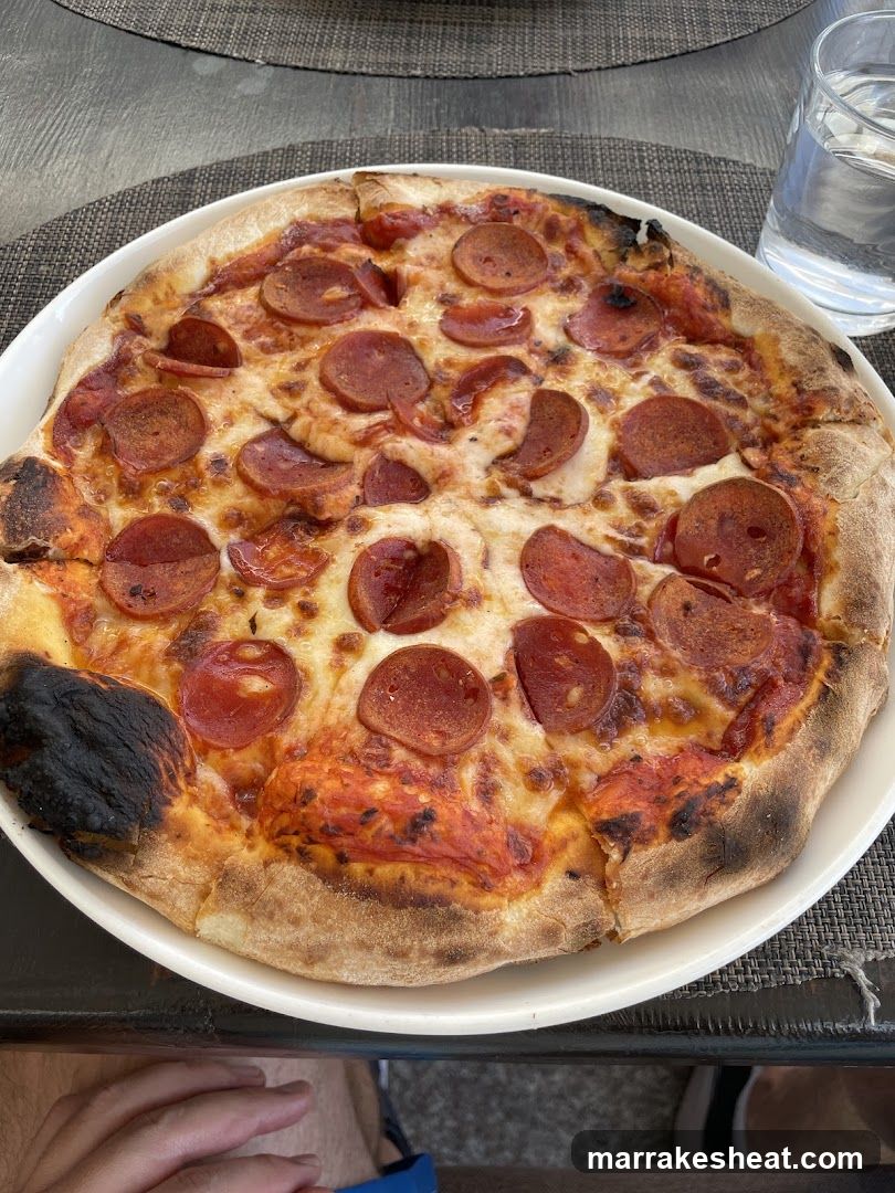 Pepperoni Pizza on a Plate