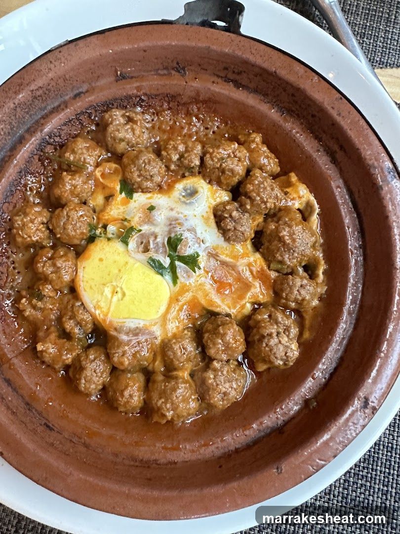 Meatball Tagine with Egg