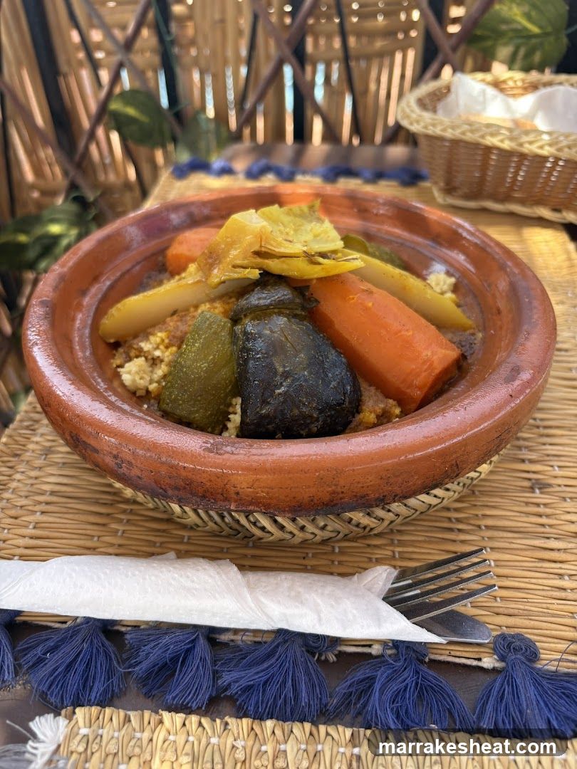 Tagine Dish with Vegetables and Rice