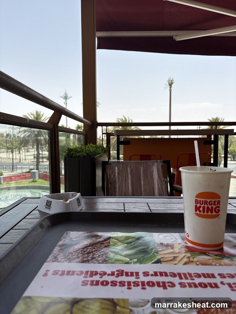 Burger King Outdoor Seating