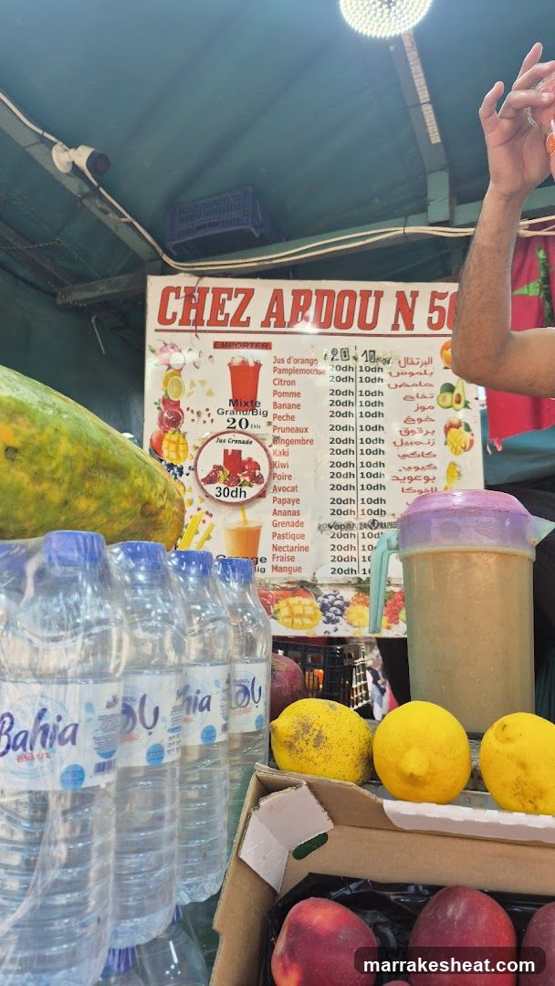 Chez Abdou, fruit stall 59
