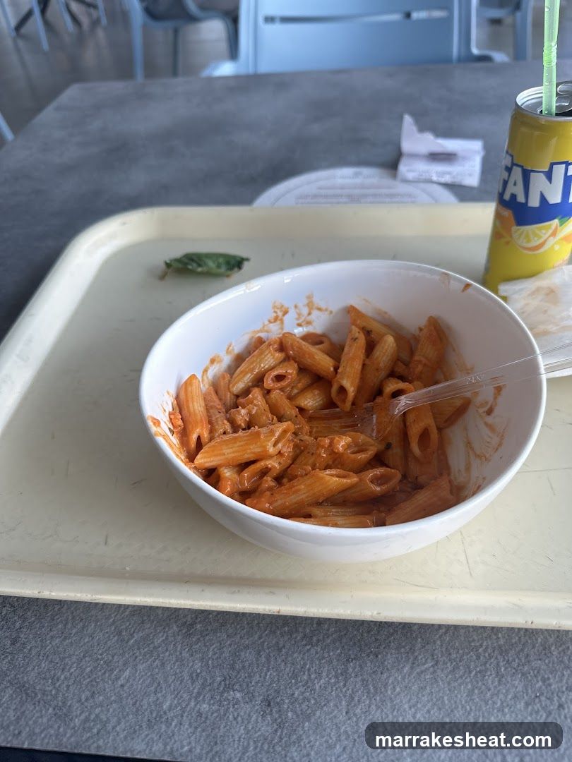 Pasta Bowl with Fanta Can