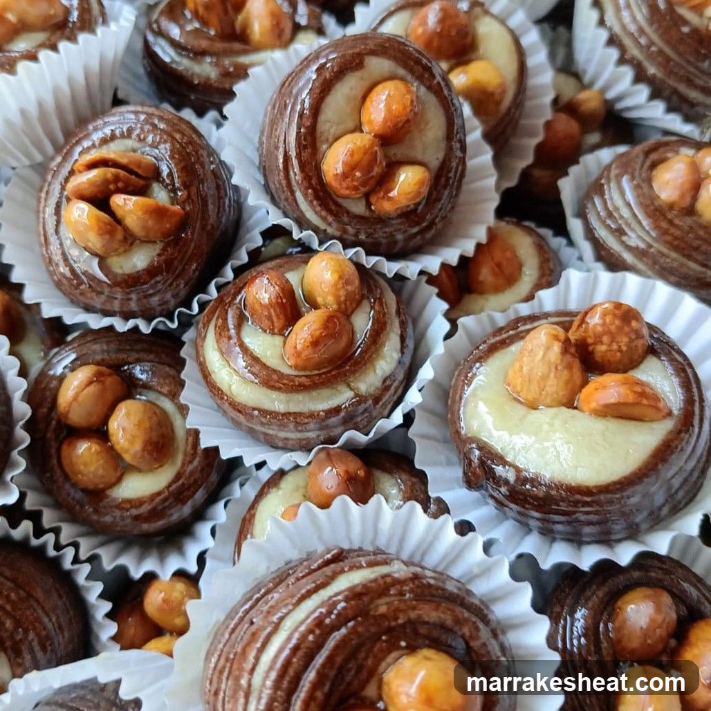 Hazelnut Pastries in Paper Cups