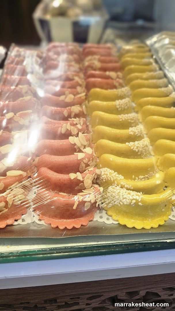 Colorful Pastries Display