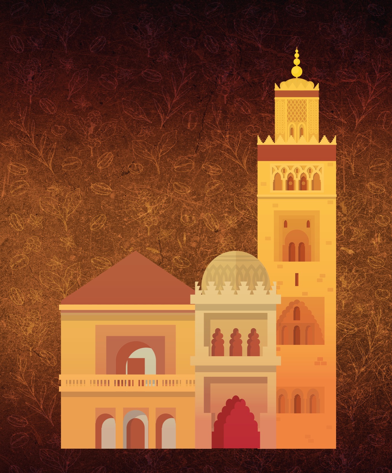 Official poster for Marrakech Coffee and Tea Festival 2026