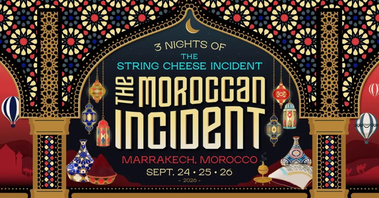 The Moroccan Incident banner for Villa Marco September 2026