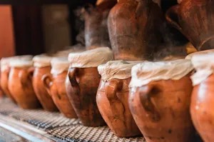 Tangia, slow-cooked lamb in a clay urn