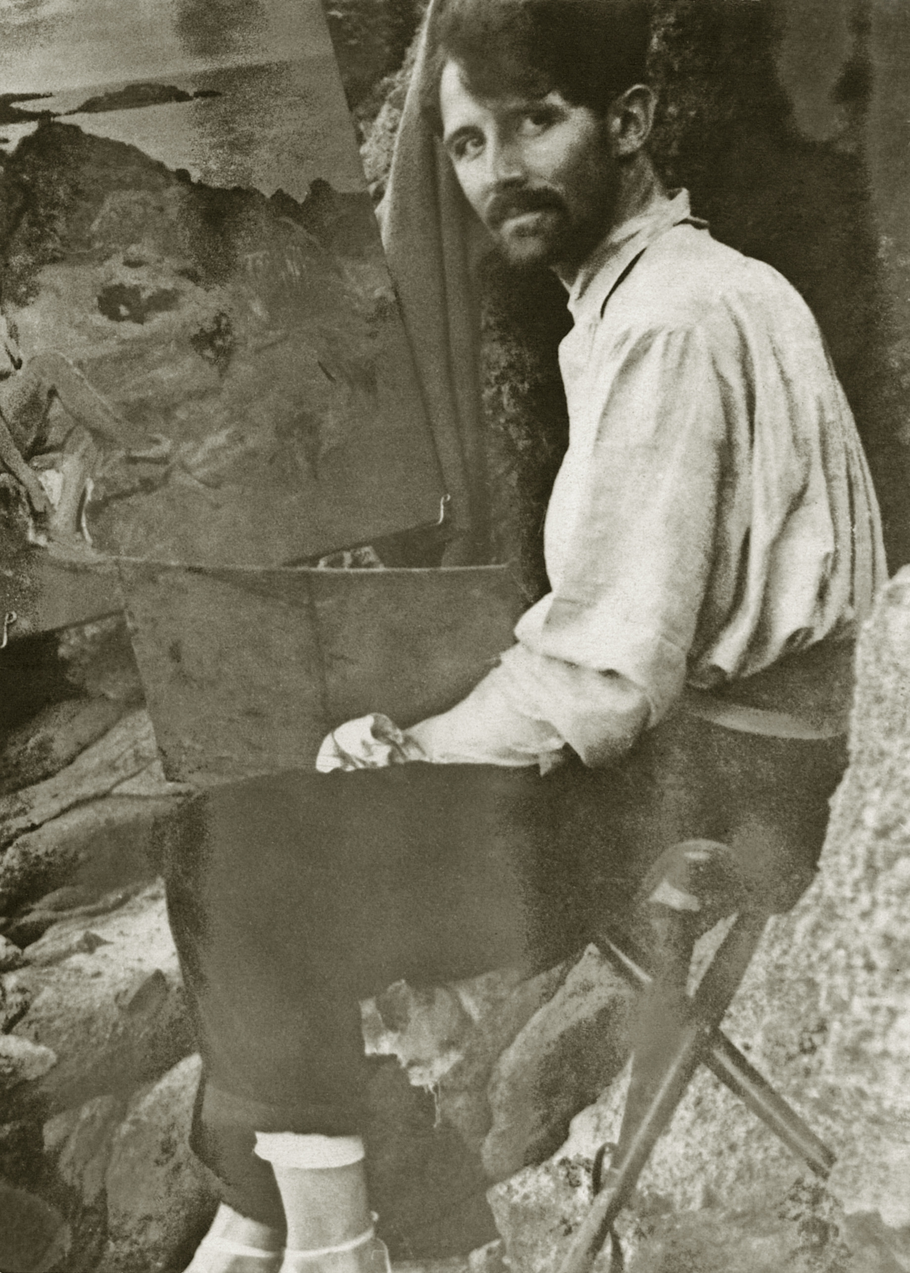 Portrait of Jacques Majorelle, founder of the garden