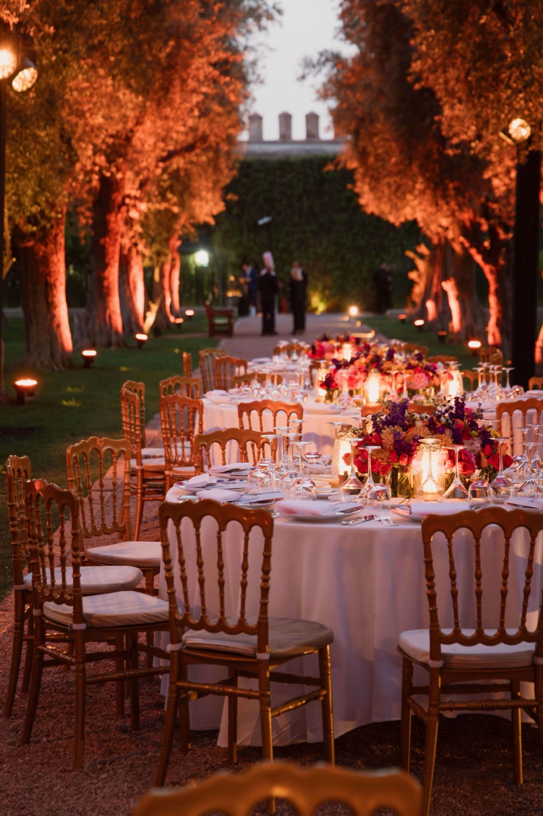 La Mamounia garden dinners, 6 to 8 October: menus, 2,800 MAD, 50 covers