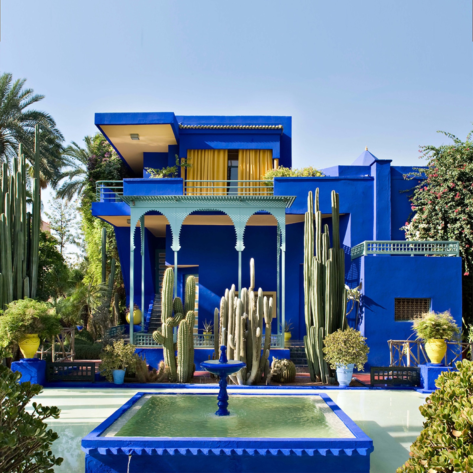 Jardin Majorelle next to the Musée Yves Saint Laurent Marrakech